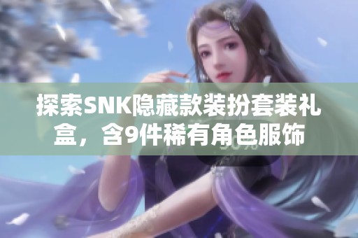 探索snk隐藏款装扮套装礼盒，含9件稀有角色服饰